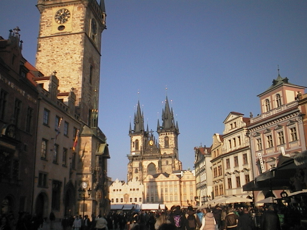 Canon PowerShot A5 - retro review - Prague Old Town