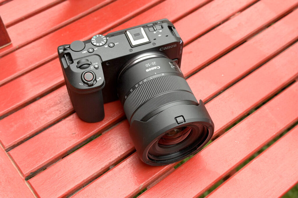 Canon R6 V and Canon RF 20-50MM F4L IS USM PZ