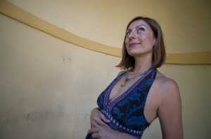 A „normal“ photo of my wife - a bit of retouching would certainly help… But still, the B &W version looks much better…