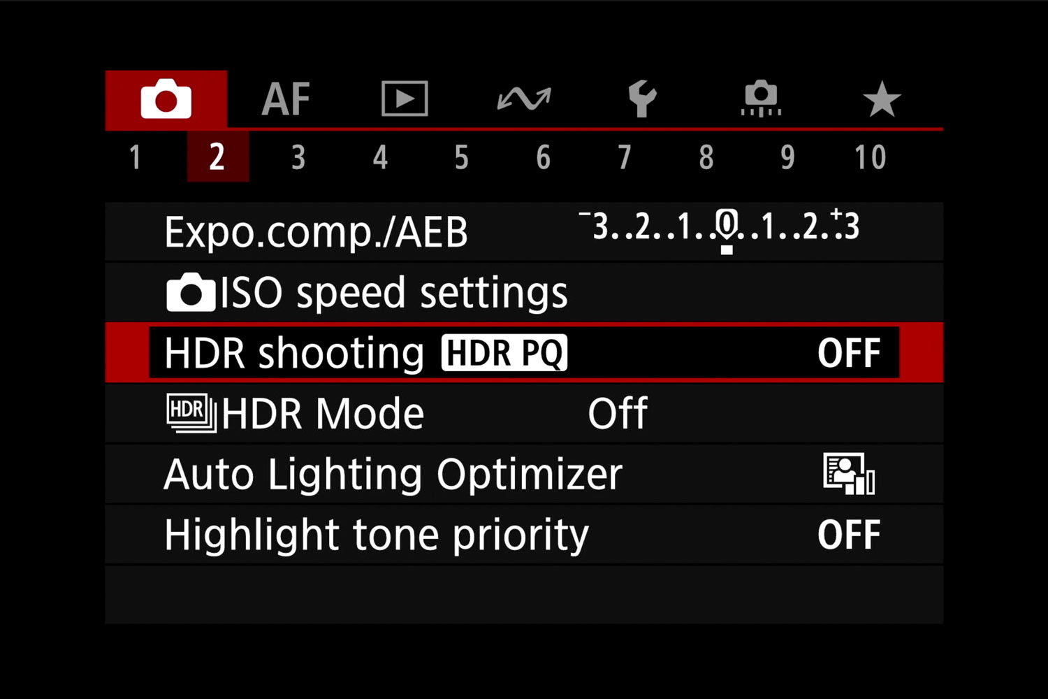 Canon EOS R8: Exploring the Menu, Part 1