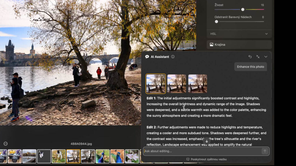 Luminar Neo AI Assistant review - Edits - Prague
